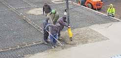 Stavební práce na  přístavbě v UNIBRICKU Blovice