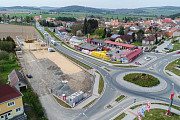 24/04/2020 Výstavba supermarketu BILLA v Nepomuku