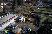 02/2022 Stavba nové skladové haly a úpravy dvora na pobočce v Blovicích