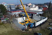03/2022 Stavba nové skladové haly a úpravy dvora na pobočce v Blovicích