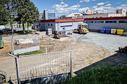 05/2022 Stavba nové skladové haly a úpravy dvora na pobočce v Blovicích