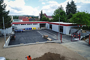 06/2022 Stavba nové skladové haly a úpravy dvora na pobočce v Blovicích