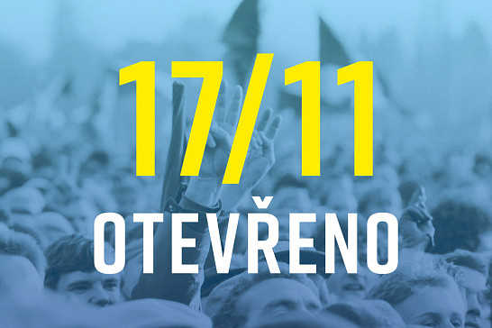O STÁTNÍM SVÁTKU 17. 11. OTEVŘENO!