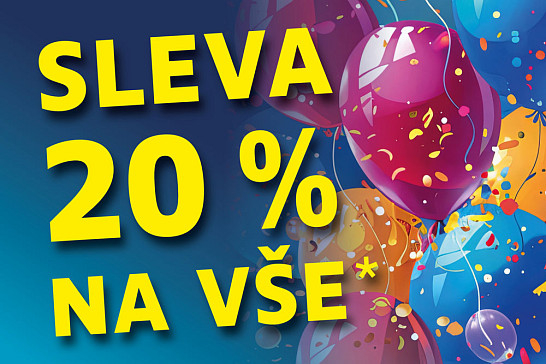 POUŤOVÉ NÁKUPY SE SLEVOU 20 %